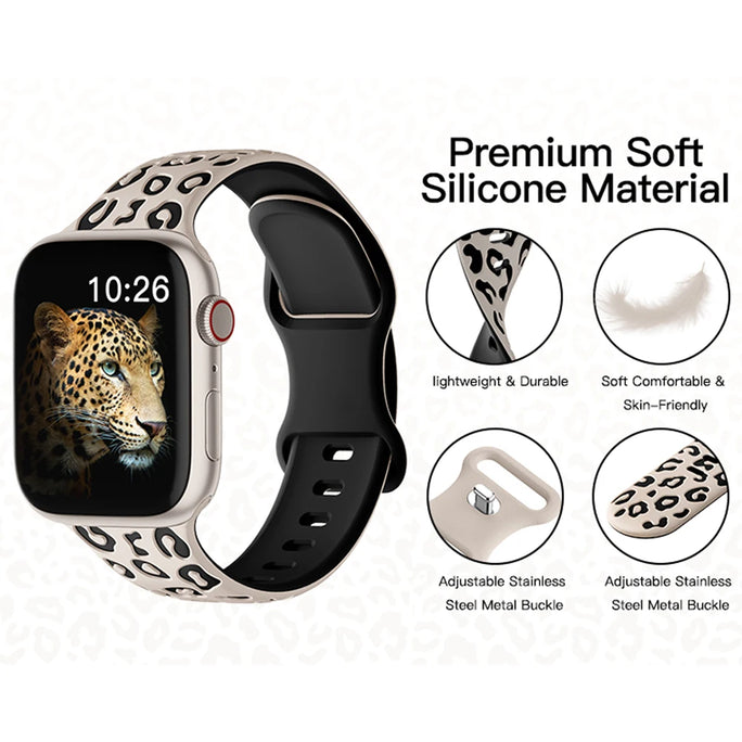 Engraved Silicone Strap for Apple Watch - All Series