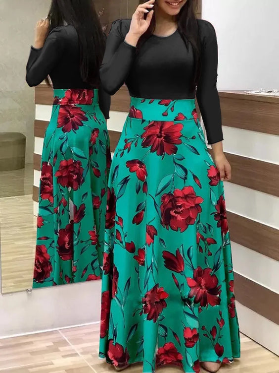 Floral Print Swing Dress – Summer Style for Effortless Elegance (S/M/L)