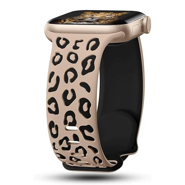 Engraved Silicone Strap for Apple Watch - All Series