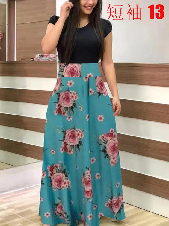 Floral Print Swing Dress – Summer Style for Effortless Elegance (S/M/L)